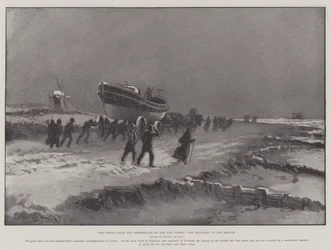 The Great Gales and Shipwrecks on the East Coast, the Life-Boat to the Rescue